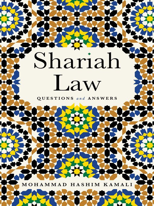 Title details for Shariah Law by Mohammad Hashim Kamali - Available